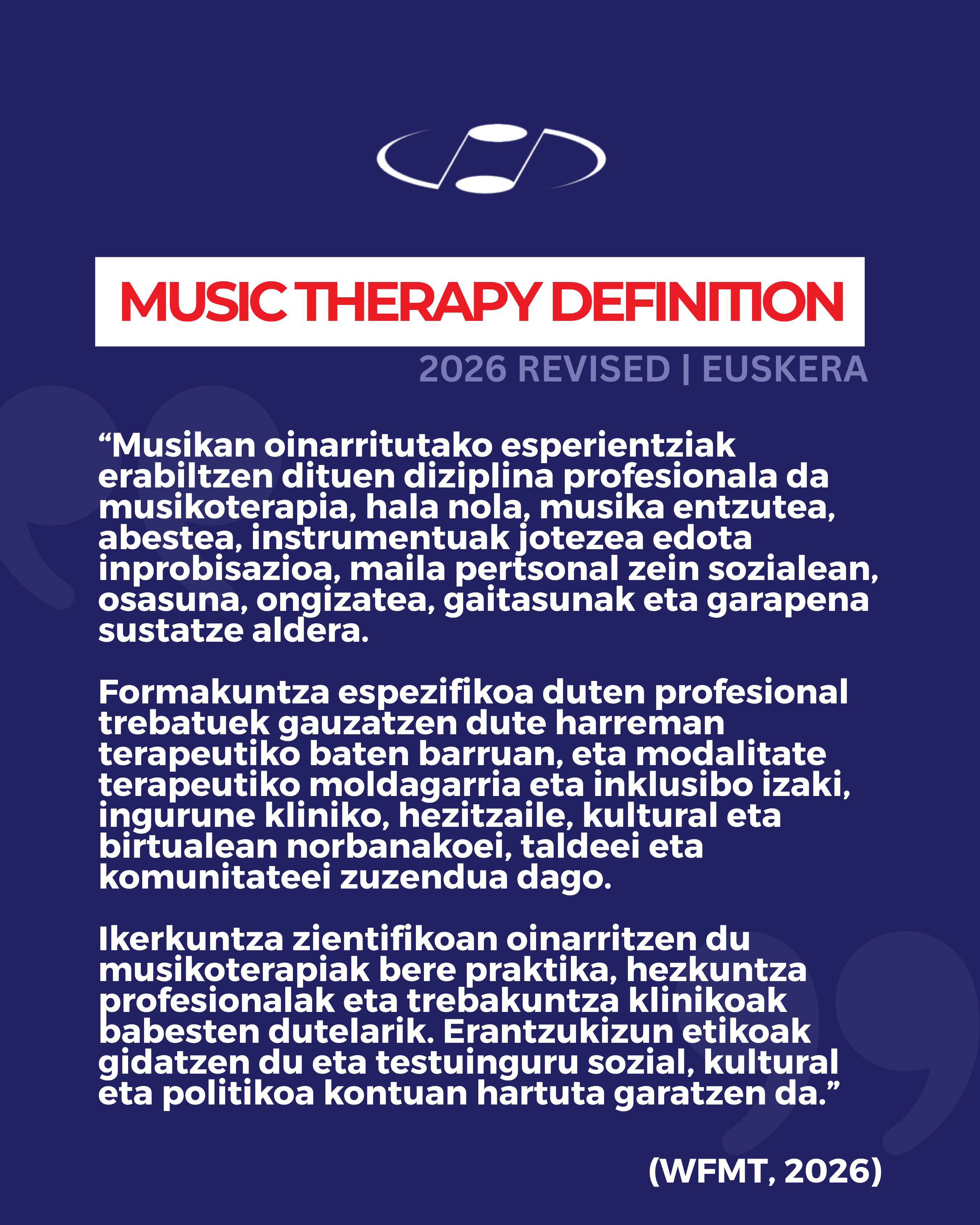 World Federation of Music Therapy